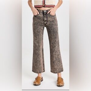 Rachel Comey Bolada Jean in Red/Copper Acid Wash